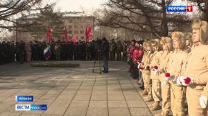 В Хакасии почтили память погибших в локальных войнах 