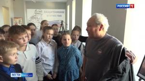 Ветеран СВО провел урок мужества 